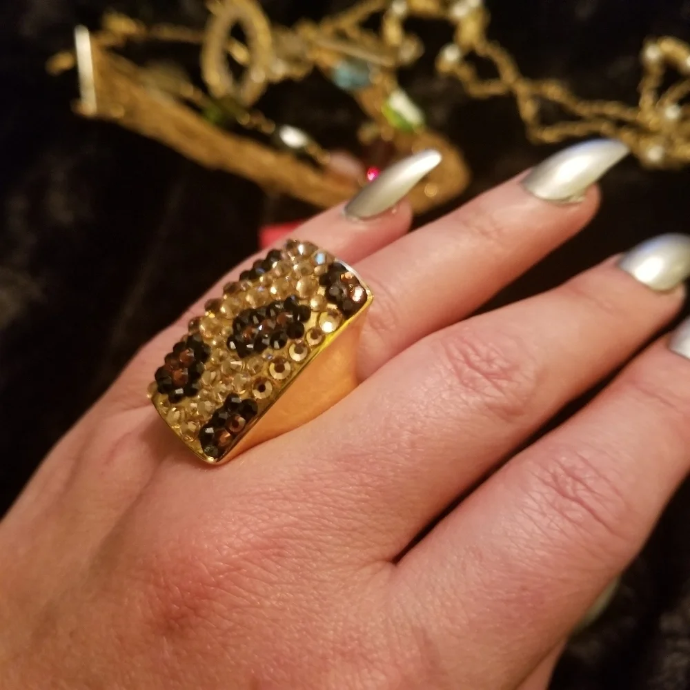 LZ New York gold plated